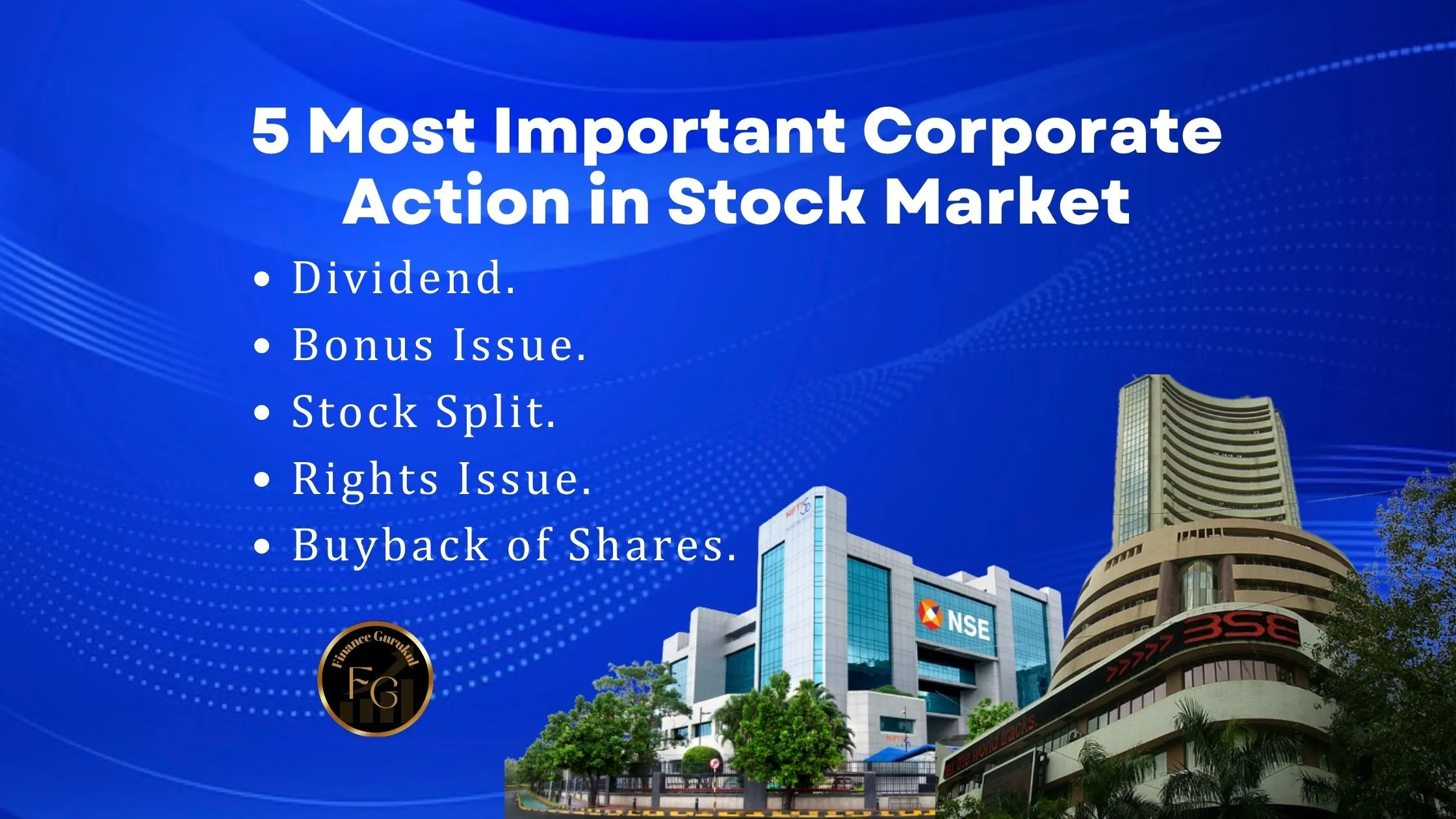 5 Most Important Corporate Action in Stock Market