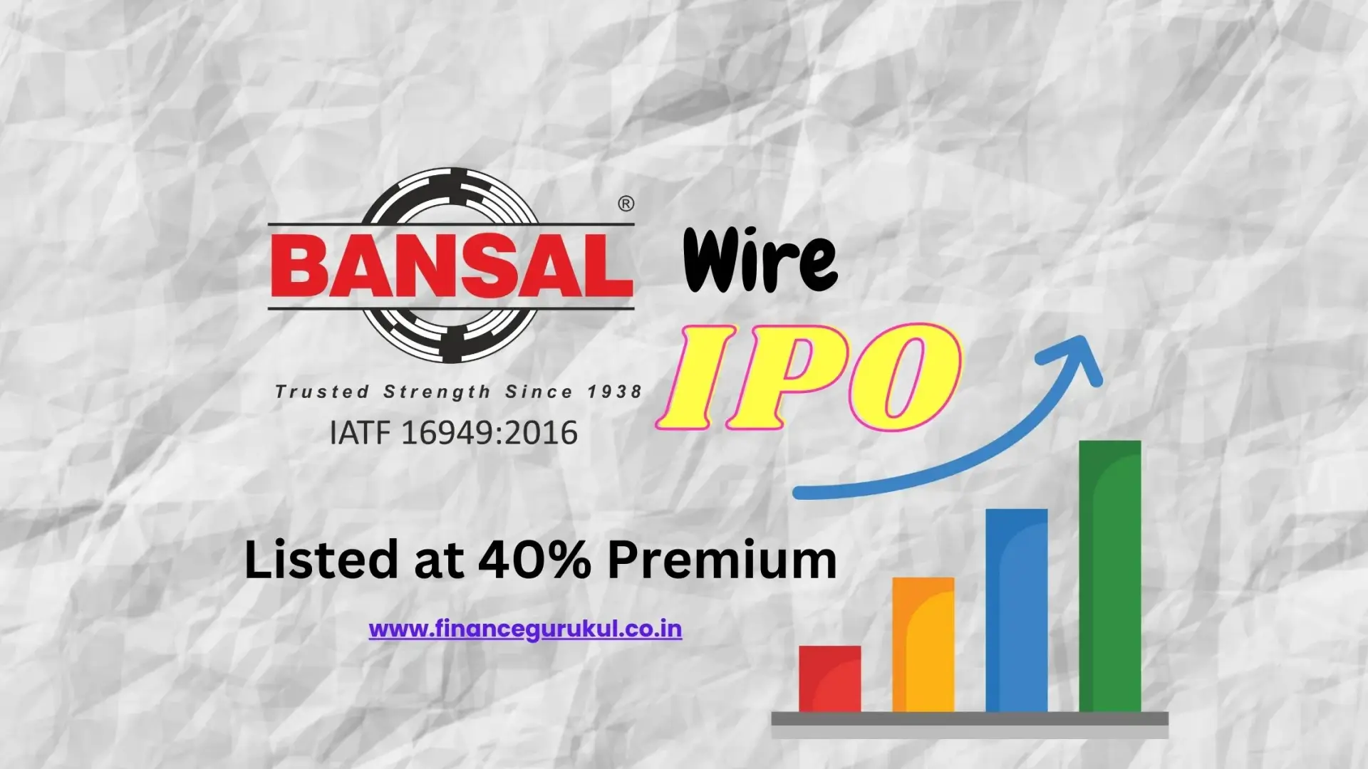 Bansal Wire IPO Listed at 40% Premium